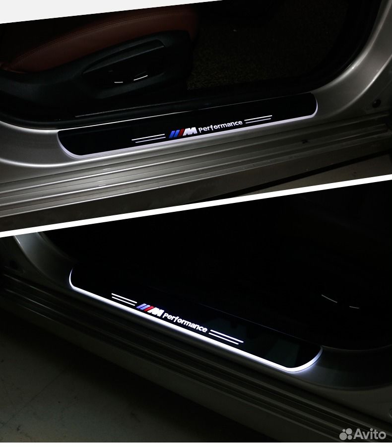 Накладки на пороги Premium для Volkswagen Passat C