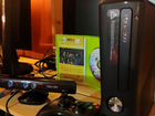 Xbox 360S 1439/250gb/1 геймпад/Кинект/фифа 16 объявление продам