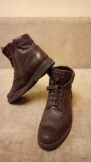 Кожаные осенние ботинки Астон Мартин