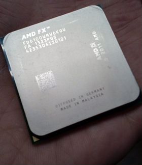 AMD FX 6100, процессор, 3,3-3,9 Ггц, 6 ядер б/у