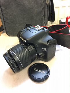 Зеркальный фотоаппарат Canon 550d с объективом
