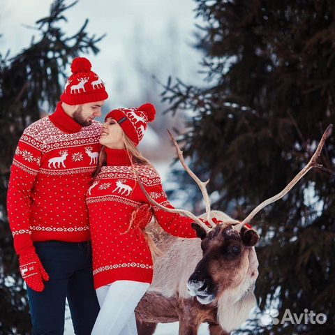 Купить Парные Новогодние Свитера