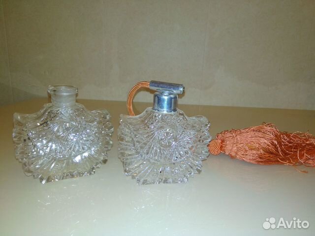 Штоф или флакон для духов хрусталь