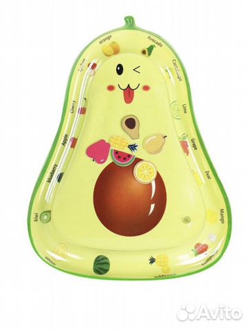 Развивающий аква коврик Авокадо