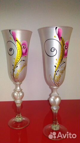 Свадебные бокалы 