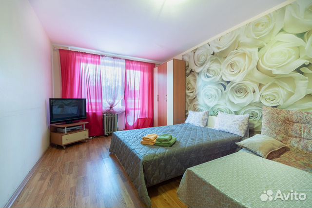 

1-к. квартира, 39 м², 2 кровати