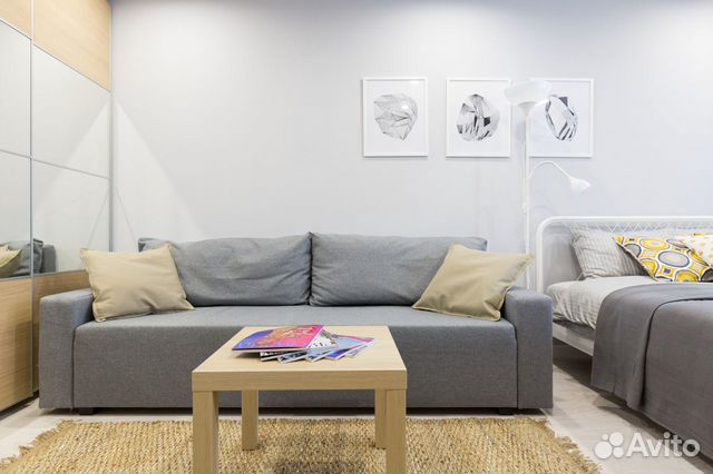 

1-к. квартира, 45 м², 2 кровати