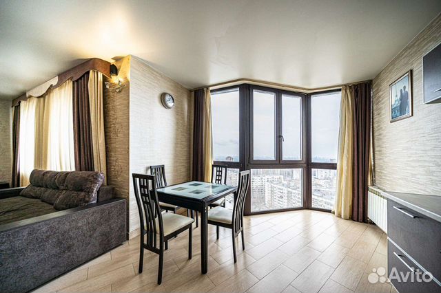 

Квартира-студия, 57 м², 2 кровати