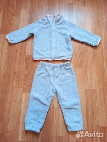 Флисовый костюм для девочки
