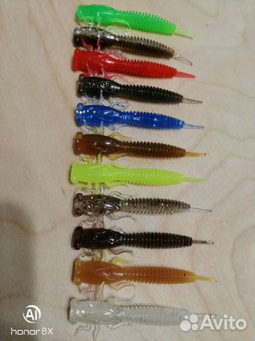 Силиконовые приманки ручной работы