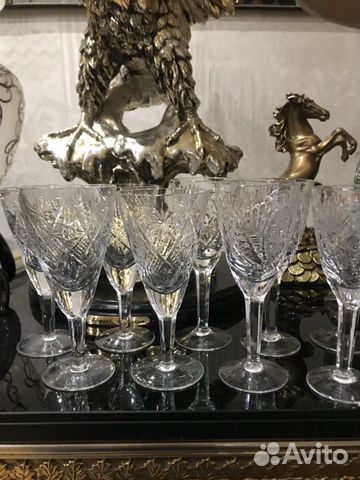 Бокалы хрустальные СССР Винтаж