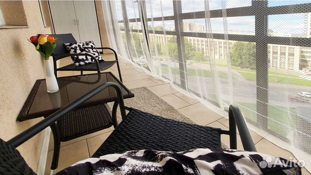 

1-к. квартира в апарт-отеле, 45 м², 3 кровати