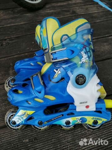 Роликовые коньки детские раздвижные