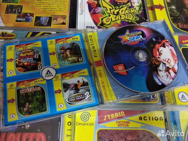 Коллекция ретро игр Dreamcast