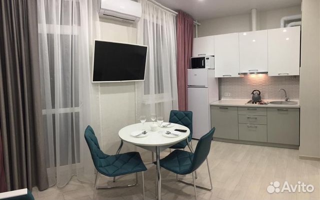 

Квартира-студия, 35 м², 2 кровати