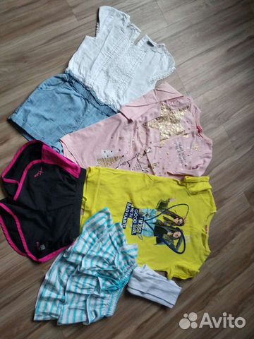 Пакет вещей на девочку 116-122 р