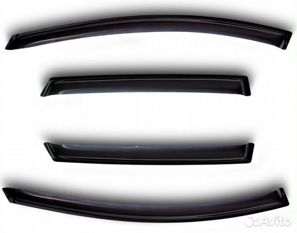 Дефлекторы окон ветровики поло седан 2010-20