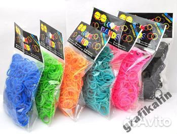 "Rainbow Loom" "Loom Bands" радужные резиночки для плетения 1204494386
