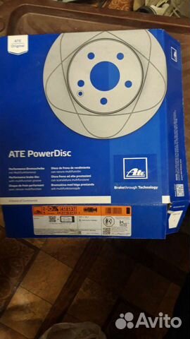 Тормозные диски ATE Skoda Vw