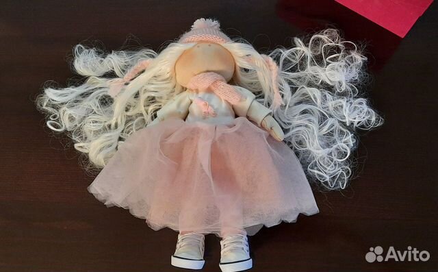 Интерьерная кукла ручной работы Тильда Большеножка