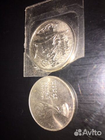 Монеты ч.м. по футболу 2018г.,олимпиада Сочи 2014г