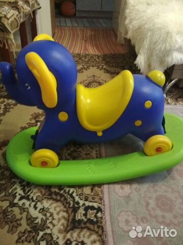 Слон, качалка каталка