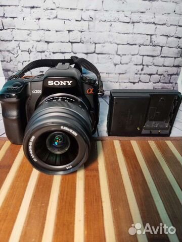 Зеркальный фотоаппарат Sony a200