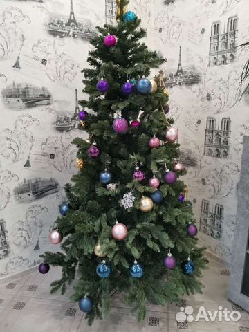 Елка световая искусственная литая бу 180 см