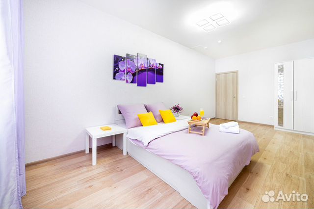 

1-к. квартира, 43 м², 2 кровати