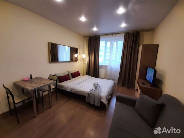 

Квартира-студия, 30 м², 2 кровати