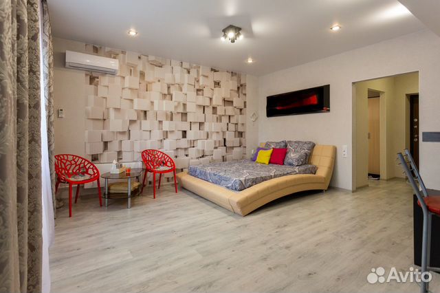 

1-к. квартира, 43 м², 2 кровати
