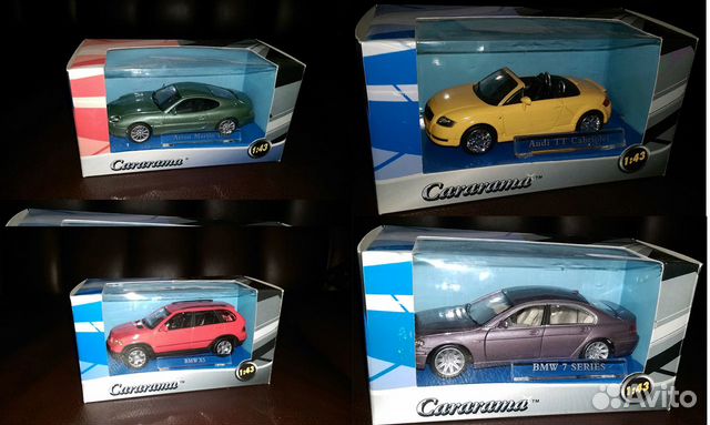 Модели коллекционные 1:43 Cararama
