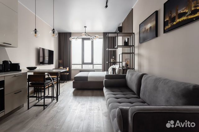 

Квартира-студия, 30 м², 2 кровати