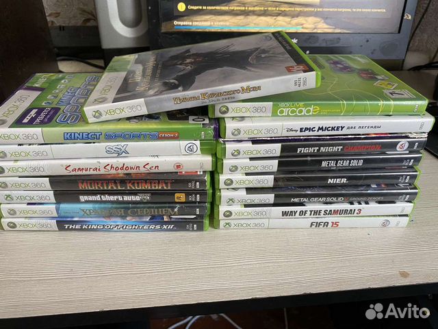 Xbox 360 +16 игр на дисков +10 игр на приставке