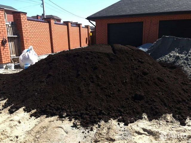 Земля чернозем глина