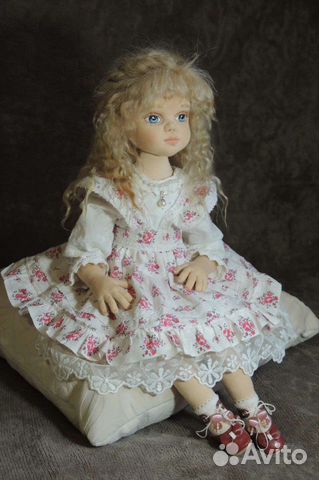 Авторская текстильная интерьерная кукла Есения