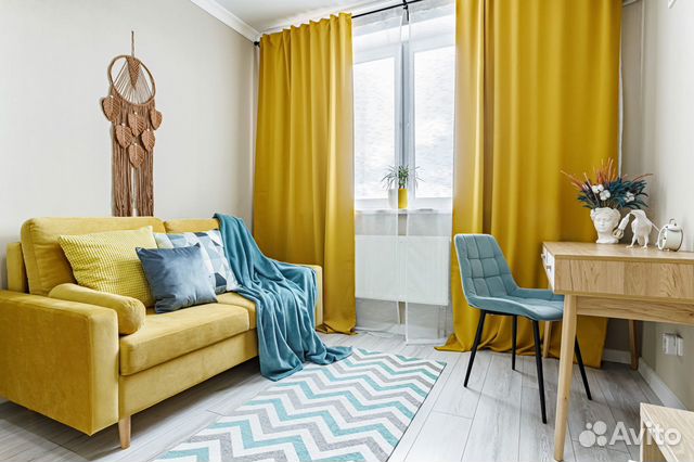 

1-к. квартира, 35 м², 2 кровати