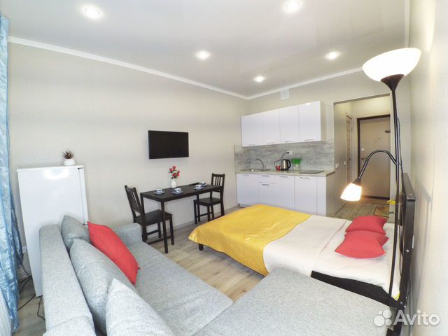 

Квартира-студия, 24 м², 2 кровати