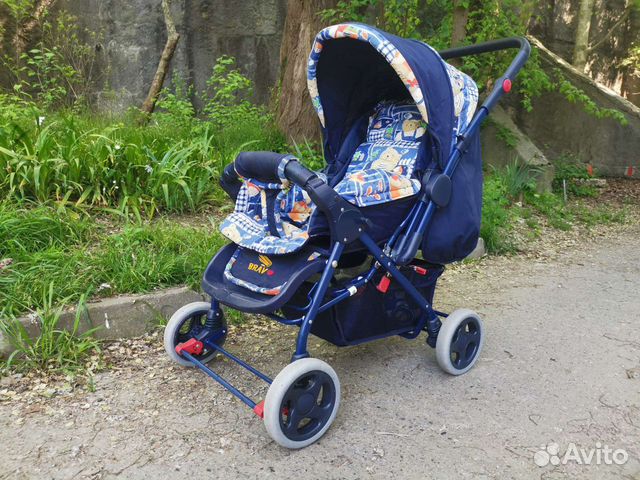 Детская коляска прогулочная с перекидной ручкой