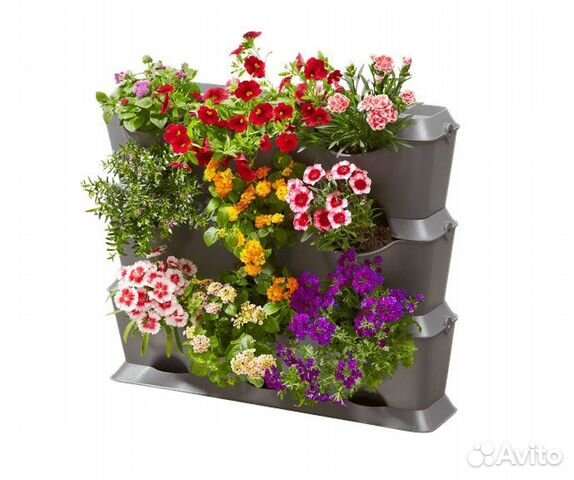 Клумба многоярусная для вертикального озеленения