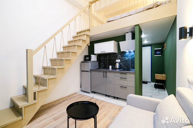 

Квартира-студия, 25 м², 2 кровати