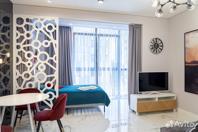 

Квартира-студия в апарт-отеле, 35 м², 2 кровати