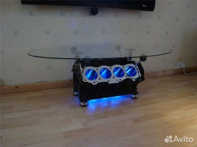 Стол из двигателя v8 Стол из двигателя v8