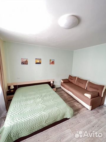 

1-к. квартира, 54 м², 2 кровати