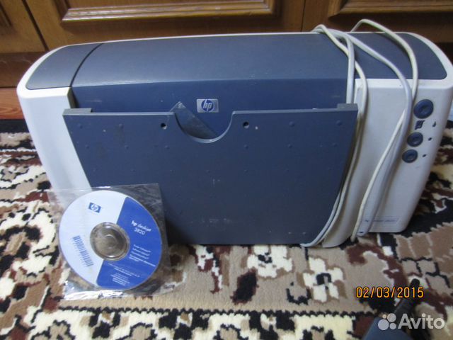 Принтер HP 3820 (цветной принтер ) + диск