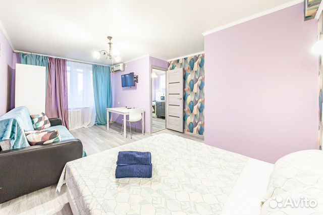 

1-к. квартира, 38 м², 2 кровати