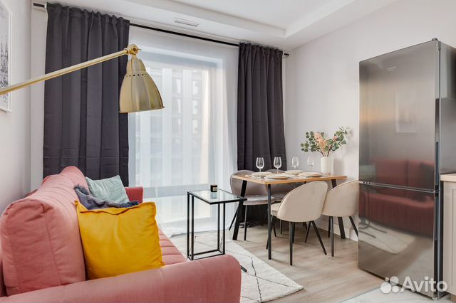 

1-к. квартира, 37 м², 2 кровати