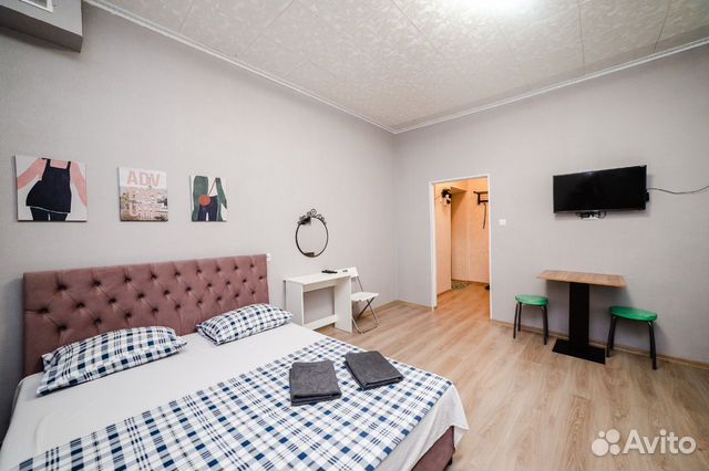 

Квартира-студия, 33 м², 2 кровати