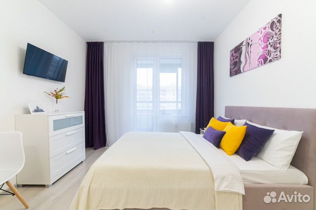 

Квартира-студия, 28 м², 2 кровати