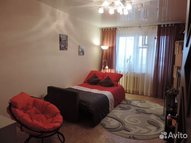 

1-к. квартира, 45 м², 2 кровати